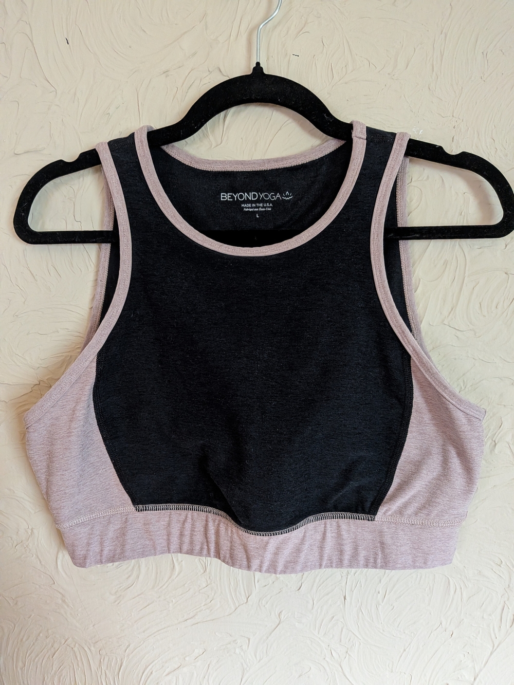Beyond Yoga SpaceDye Longline Color Block Bra